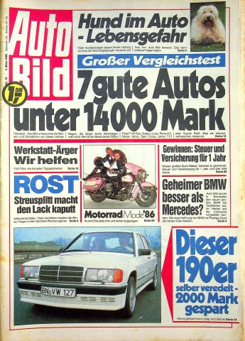 Auto Bild 10/1986 Auto Bild 10/1986